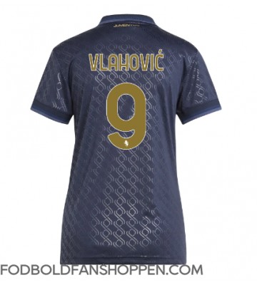 Juventus Dusan Vlahovic #9 Tredjetrøje Dame 2024-25 Kortærmet